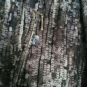 Zara Sequin fabric pants